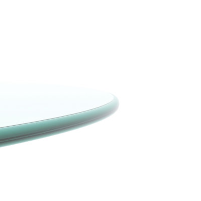 20.1*20.1*0.24" Clear Tempered Glass Table Top, Polished Edge, Corrosion , For Patio Tops Surface, Wear Meeting Room Tables
