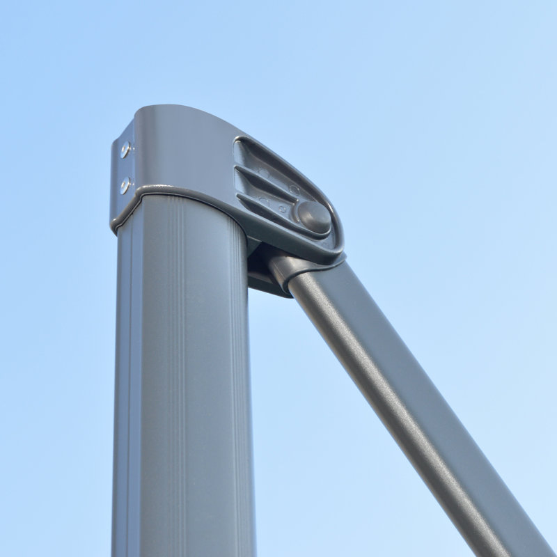 Carmya 294cm Cantilever Parasol, Grey