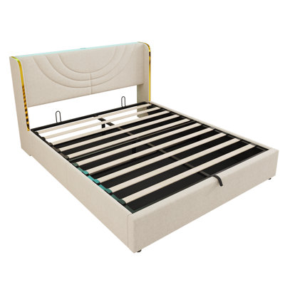 Metal Ottoman Storage Bed