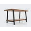 Table basse rustique avec tablette