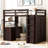 Falishia Kids Full,Twin Loft Bed with Drawers-108320926-108320927