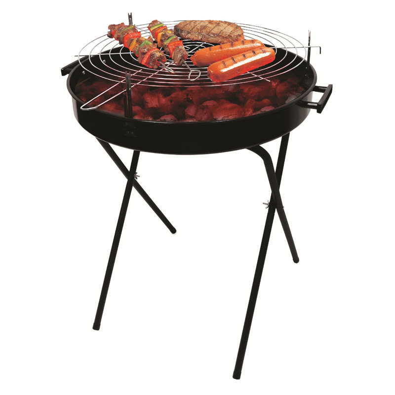 24" Round Portable Bbq Charcoal Grill