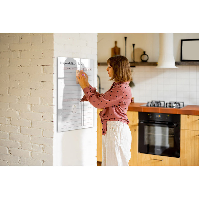 Magnetic Glass Dry Erase Board