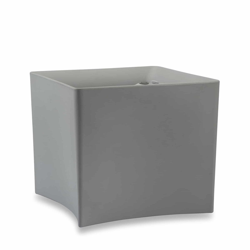 Jardinière carrée Pinch TruDrop, Cendré, 37 po x 37 po x H 33 po