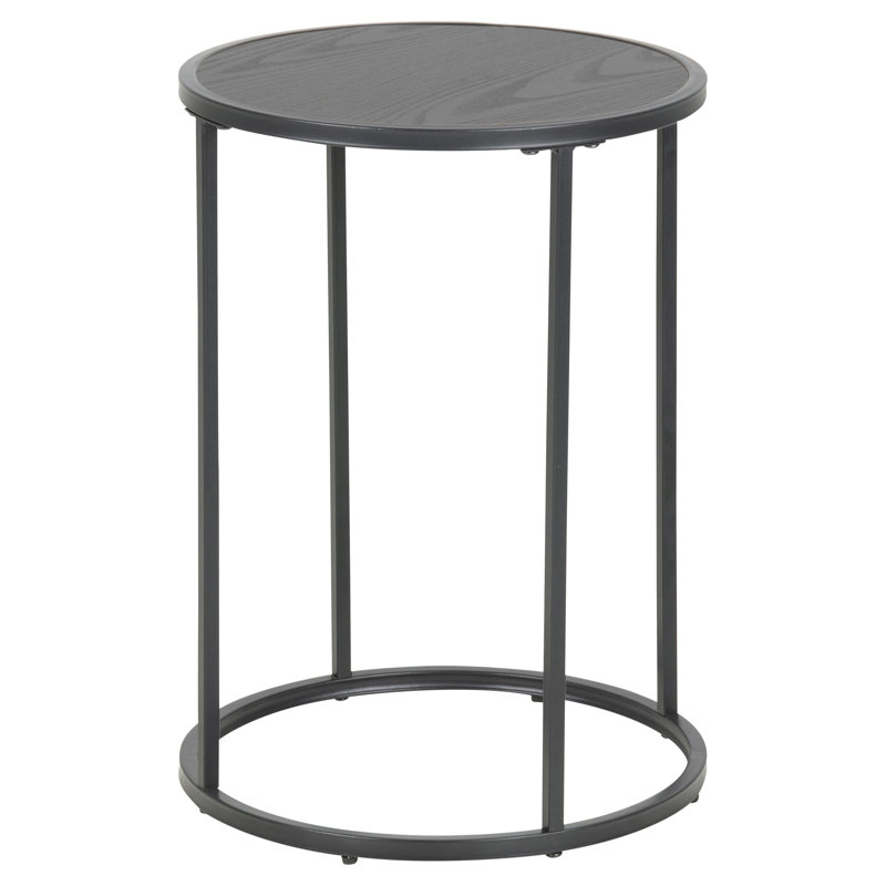 Joliet Tray Top Frame End Table, Gray