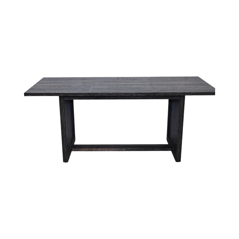 Table de salle à manger 72,62 po Grayrectangular Rustic8 Peoplex