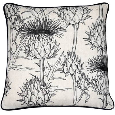 Raymund Feather Abstract Square Throw Cushion