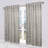  Leaves Pattern Machine Washable 100% Polyester Black Out Curtains with Back Tabs-103688496-103688497