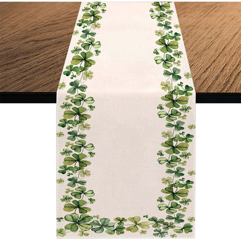 Chemin de table Lucky Clover Shamrocks