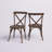 Norma Stackable Wood Cross Back Dining Chair-33388885