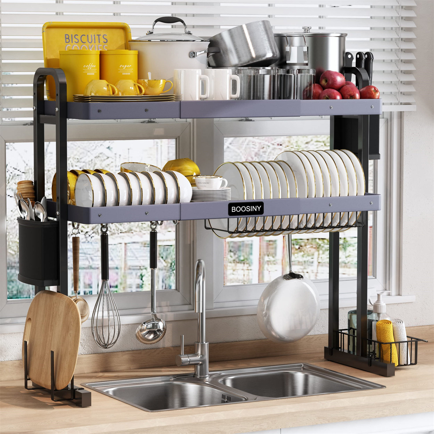 ASA Adjustable Stainless Steel Dish Rack | Wayfair