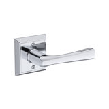 Wyndcliff Passage Lever with Chamfered Square Rose in Venetian Bronze