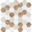 Channing 2 in. Hexagon Honeycomb Mosaic Tile-50210695