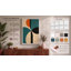 Geometric Balance Mid-Century - Wrapped Canvas-131762187-131762184