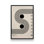 Impression sur toile Bauhaus Black Dot Balance dans un cadre en érable, 30 po x 20 po