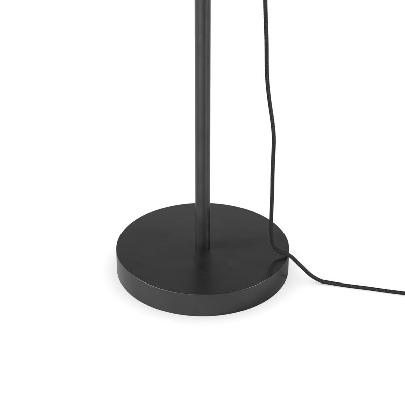 Latijera 61'' Traditional Floor Lamp, Black Gunmetal