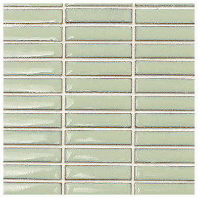 Carreau de mosaïque en céramique 2 po x 0,4 po pour mur et plancher