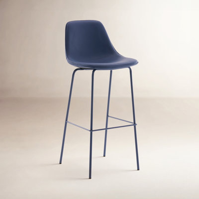 Kavi Modern Counter Height With Upholstered Cushion & Metal Legs