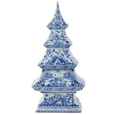 Bird & Floral Porcelain Tree