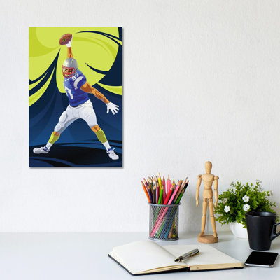 Football 1 Piece Wall Art on Canvas