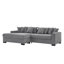Canapé modulaire en velours côtelé avec rangement convertible et accoudoirs Garrett-1144509271