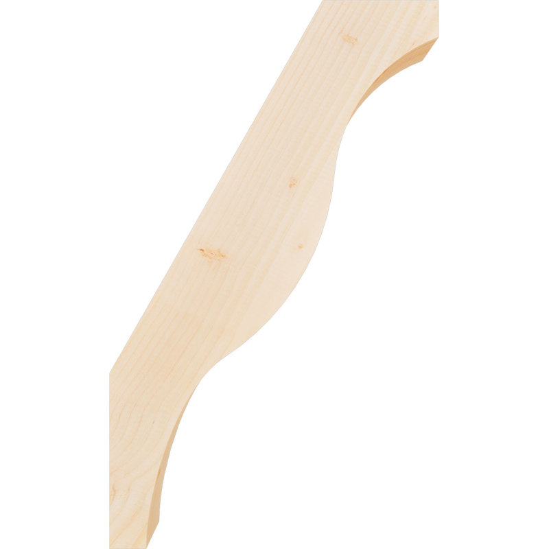 Attelle de genou Funston, Sapin de Douglas, Lisse, H 30 po x l 3,5 po x P 18 po