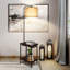 Lampe de table à intensité variable 62 po avec tiroir et table de bout Zoula pour salon-1016782467