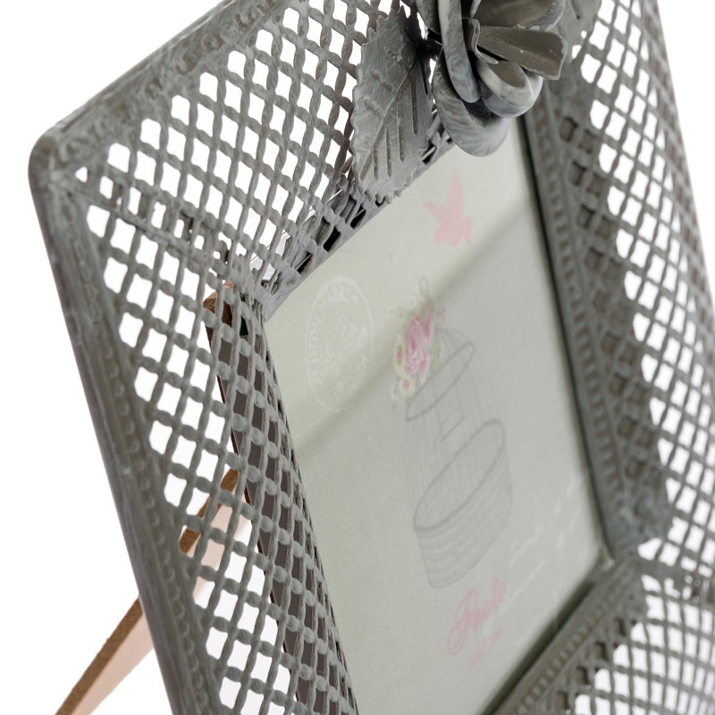 Coble Grey Metal Picture Frame, 19cm x 19cm