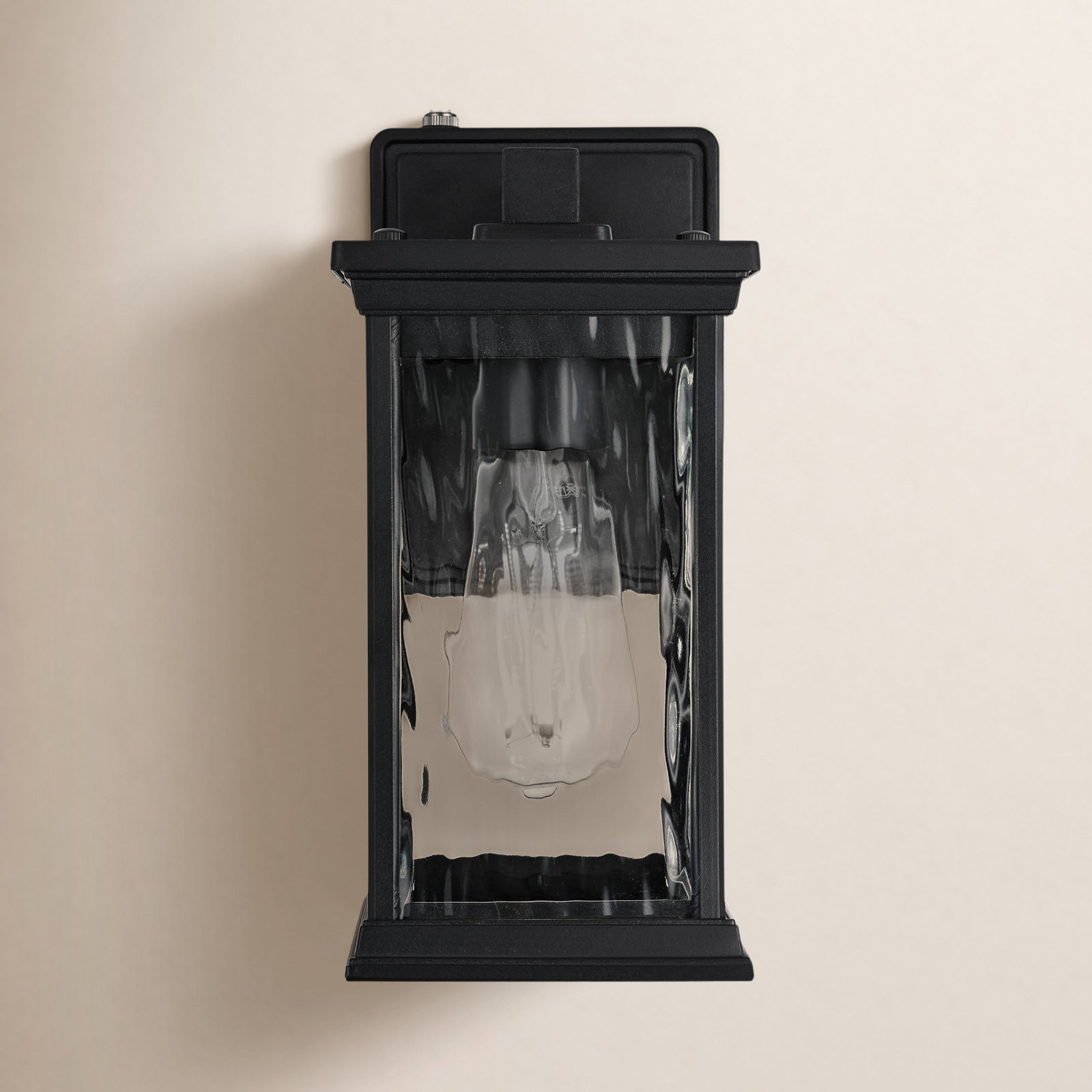 Durham 5 Inch Outdoor Wall Sconce in Black