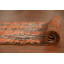 Tapis de couloir oriental orange en laine orange 3 x 3