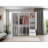 4-Door Wardrobe with Drawers and Ample Storage