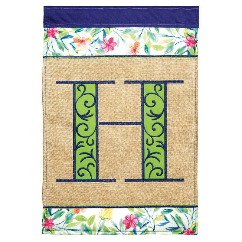 Drapeau de jardin en polyester 2 pi 1 pi 6 po x 1 pi Bitner