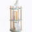 Storage Shelf, 360° Rotating Bookshelf, 3 Tier Bookcase W/ Large-Capacity Storage Space