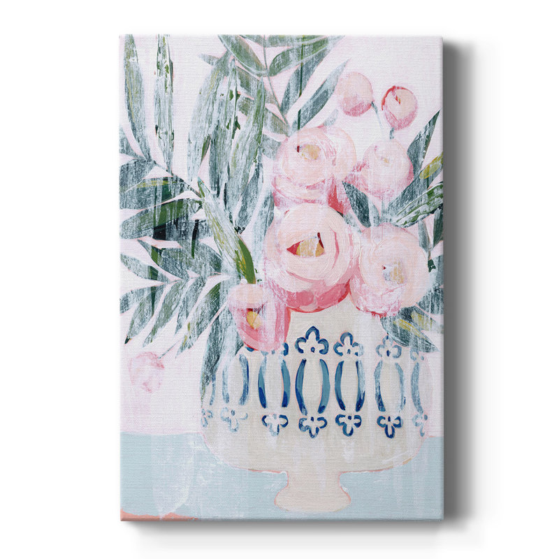 " Bleached Bouquet II " Painting Print, 18" H x 12" W x 1.5" D