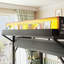 Lit mezzanine avec glissade, étagères de rangement et garde-robe-949858418-949858423