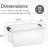 Superio 11 Qt. Clear Storage Bin with Lid, Plastic Organizing Storage Box for Home-84381399