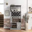 Bar avec rangement pour bouteilles de vin Crosby-987448212