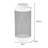 Outdoor Metal Solar Powered Lantern 17"H-103147255