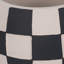 Sagebrook Home 8" Checkerboard Rounded Planter, Black/White-1671425975