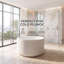 Baignoire profonde autoportante 41 po Modern-123515528