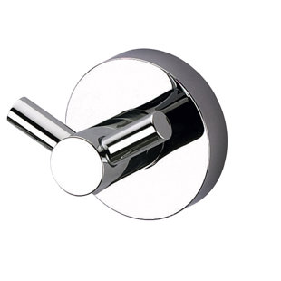 Modern Wall Hooks - Heavy Duty 304 Stainless Steel Towel & Robe Hooks (1 Pack) - Rustproof & Scratch-Resistant Bathroom/Bedroom Organizer - Space-Saving Design