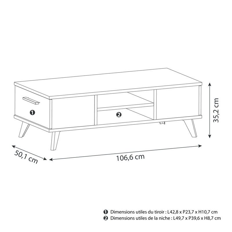 Mccloud Coffee Table with Storage
