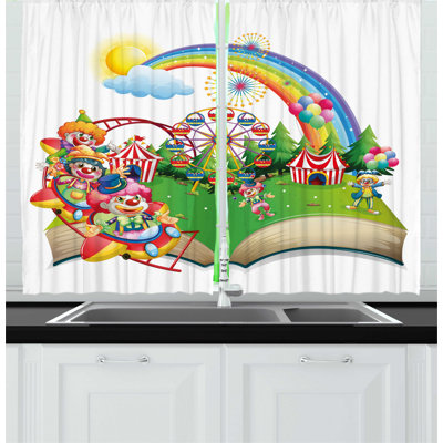 Pointed Kitchen Curtain