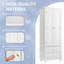 Grande armoire de rangement avec deux tiroirs pour la salle de bain