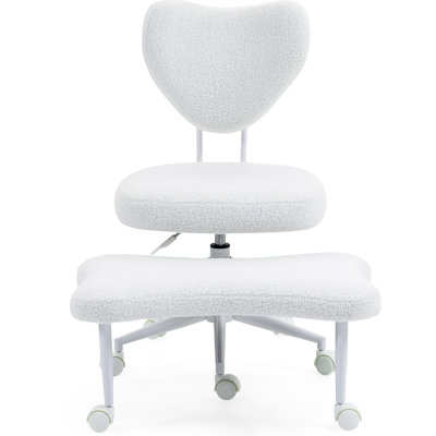 Chaise de méditation, une chaise ergonomique à assise croisée avec soutien lombaire et coussin d'assise réglable en hauteur, idéale pour les personnes effectuant un travail de bureau intensif.