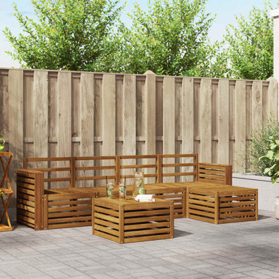 257cm Wide Patio Sectional Set