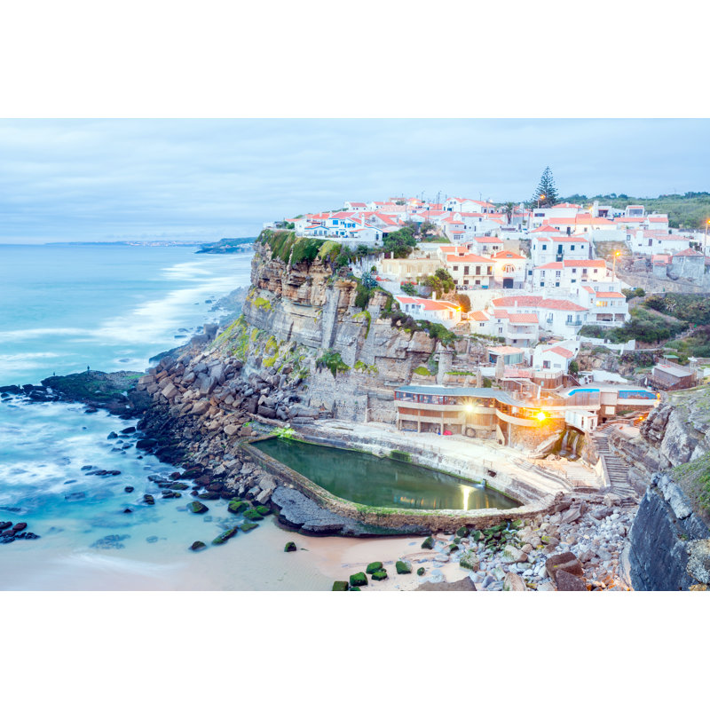 Sea Lifewater Village by Vichie81 - Wrapped Canvas Print, 30cm H x 46cm W
