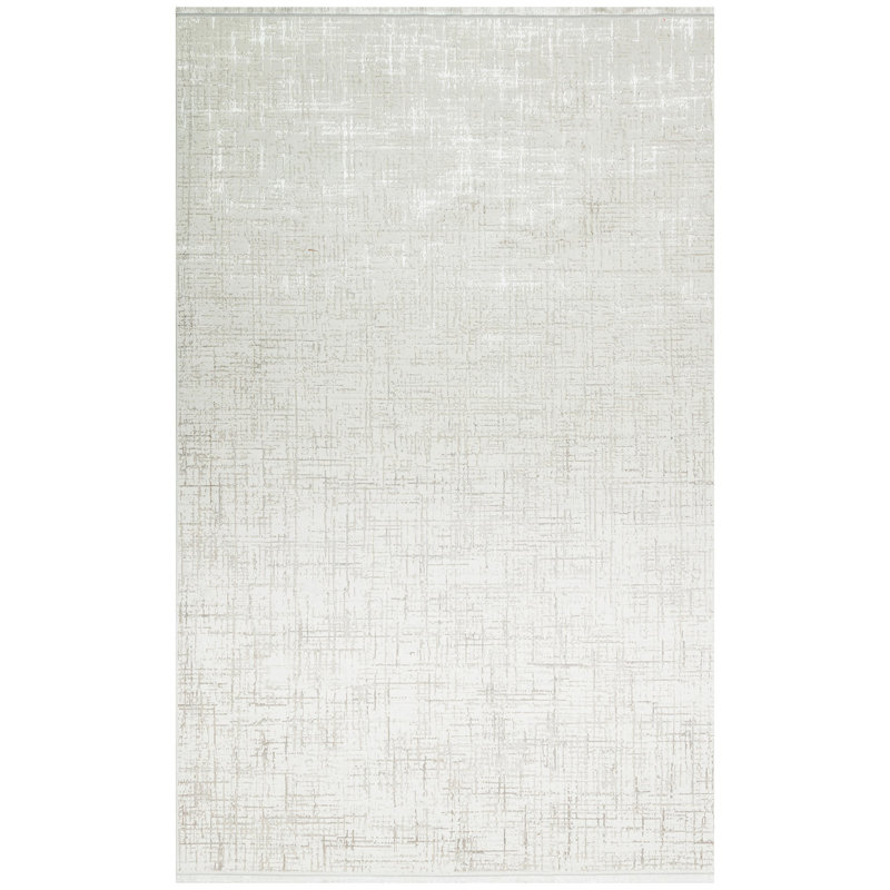 Tapis de couleur unie en polyester tissé à la machine Bedner, Rectangle 2 pi 7 po x 4 pi 11 po