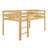 Twin Size Wooden Low Loft Bed With Included Ladder