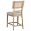Ensemble de salle à manger avec comptoir 8 pièces Platt Chêne beige